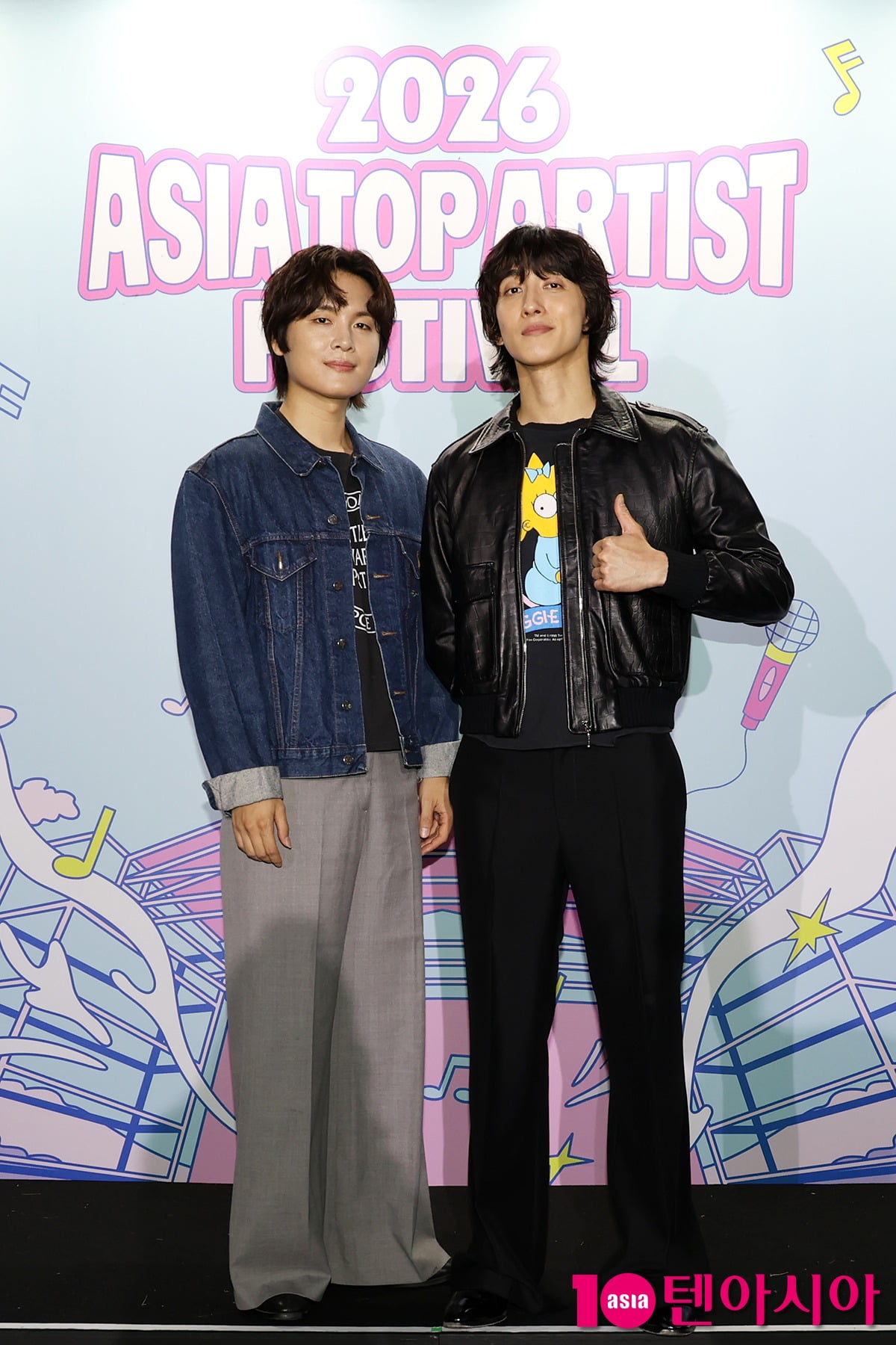 'ATA 페스티벌'에서 잔나비 최정훈이 심슨 티셔츠로 시선을 사로잡았다./사진=텐아시아DB