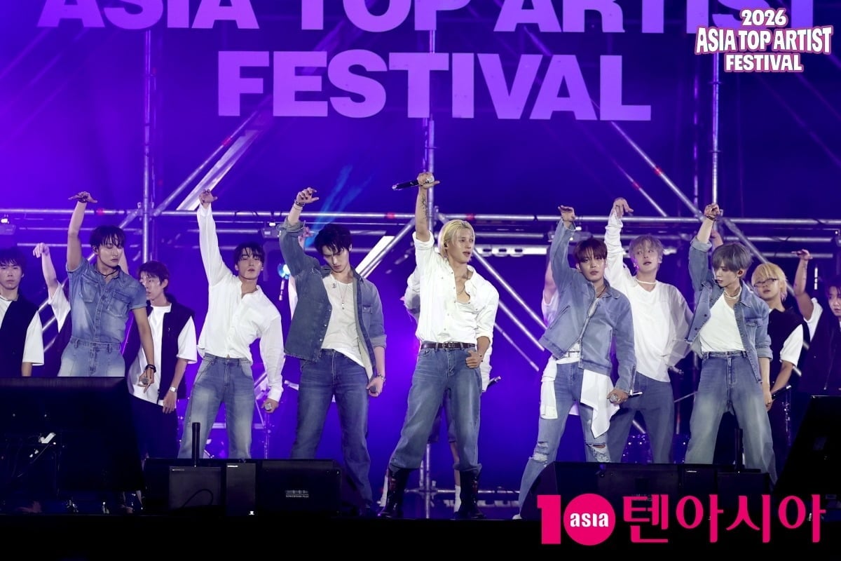 그룹 에이티즈가 '아시아 탑 아티스트 페스티벌 2026'의 피날레를 장식했다. / 사진=텐아시아DB