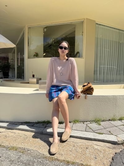 '♥전진' 류이서, '2세 준비' 한다더니…초미니 스커트 입고 각선미 뽐내