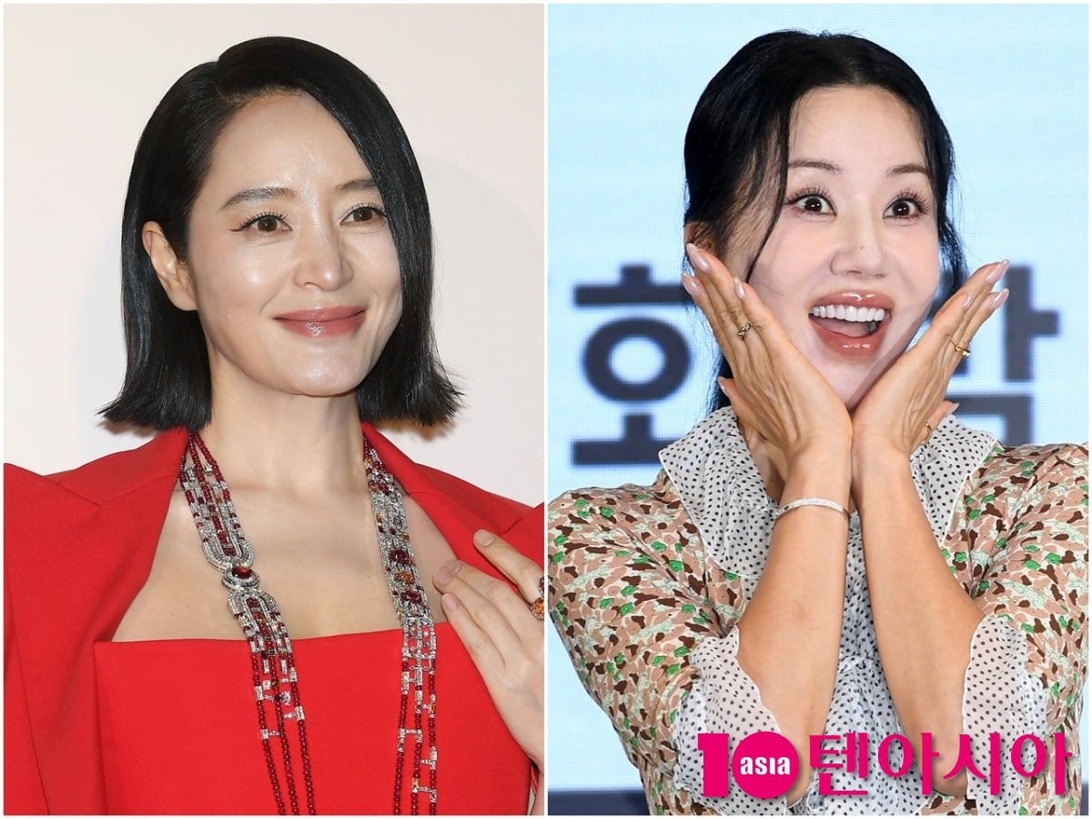 배우 김혜수와 엄정화가 각 공식 행사에 참석했다./사진=텐아시아DB