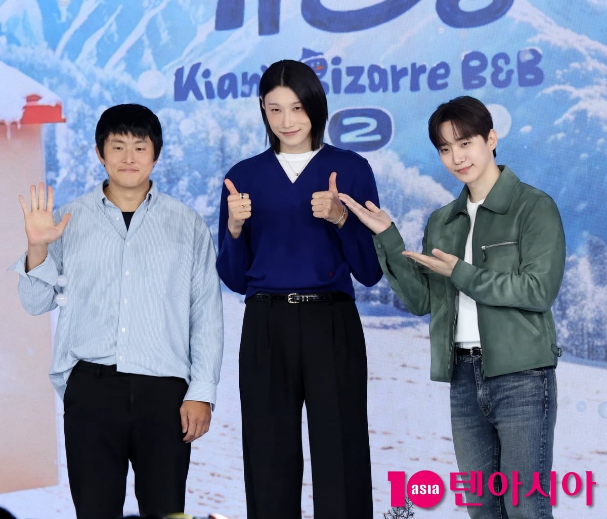 22일 오전 서울시 마포구 호텔 나루 서울 엠갤러리에서 넷플릭스 예능 '대환장 기안장 시즌 2' 의 제작발표회가 열린 가운데 현장에는 기안84, 김연경, 이준호와 연출을 맡은 이소민 PD, 김지현 PD가 참석했다. / 사진=송이채 기자