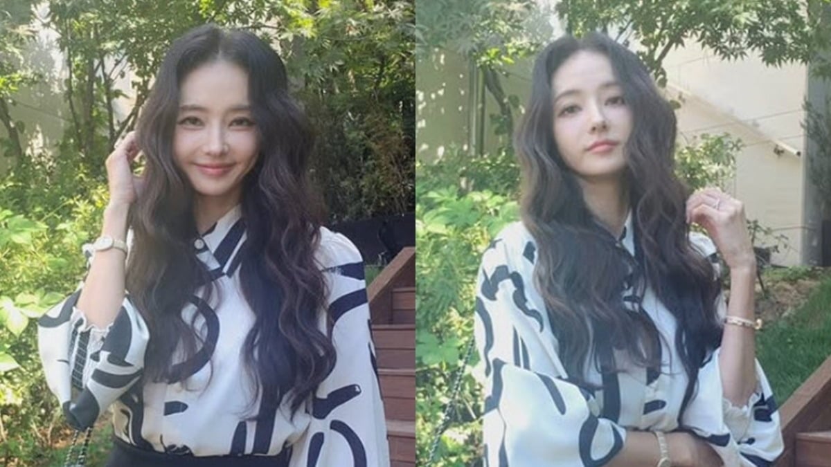 한채영이 전날 업로드한 일상. 다소 달라진 얼굴로 성형설을 불러왔다. / 사진=한채영 SNS