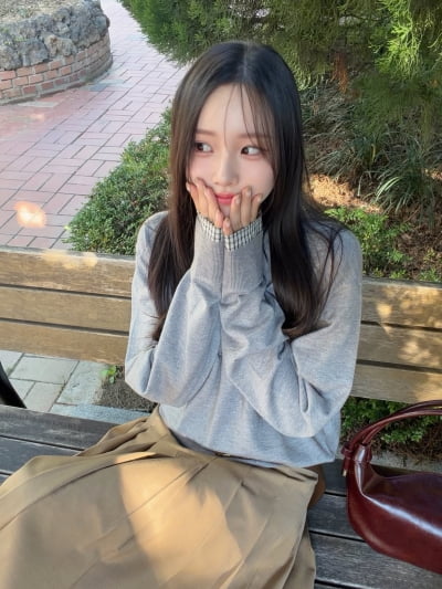 '♥박성광' 이솔이, 얼핏 보고 20대 대학생인 줄…'38세' 안 믿기는 갓기 이목구비