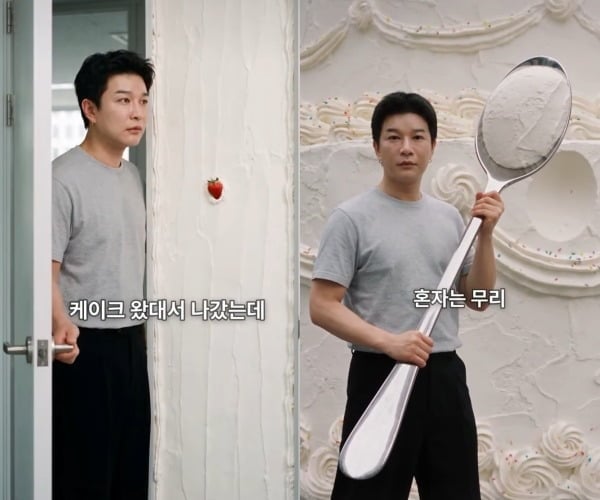 신동이 달라진 모습으로 눈길을 끌었다. / 사진=SNS