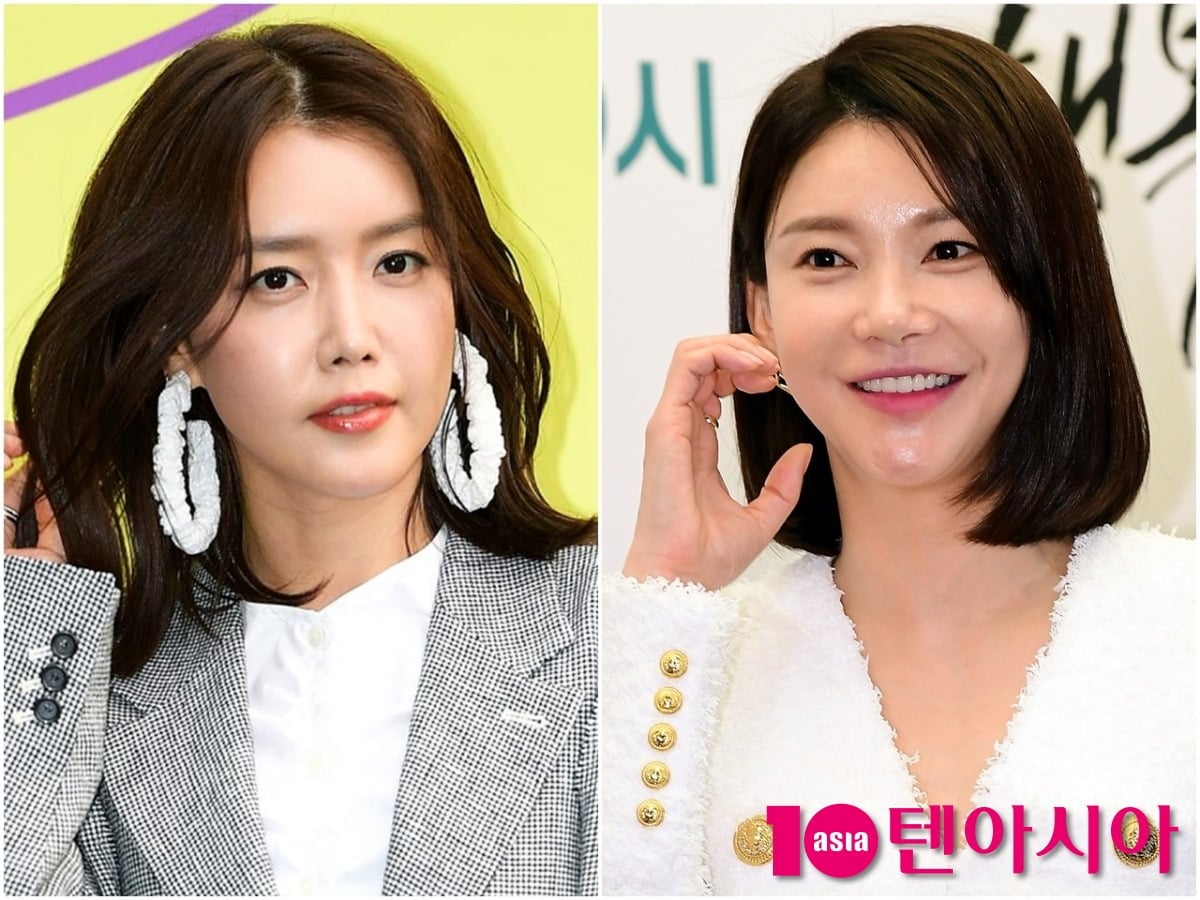 배우 채정안과 차예련이 각 공식 행사에 참석했다./사진=텐아시아DB