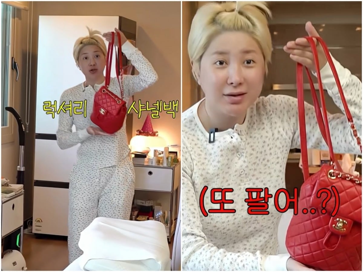 가수 서인영이 보유하고 있던 명품 가방을 처분한 지 얼마 지나지 않아 새로운 샤넬백을 품에 안았다./사진=서인영 유튜브 캡처