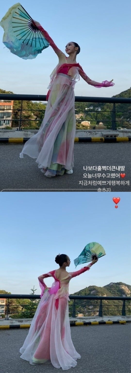 딸 민서 양을 한국예술종합학교에 합격시킨 박명수가 무용 입시생을 둔 아버지에게 경험에서 나온 현실적인 조언을 건넸다. / 사진=SNS