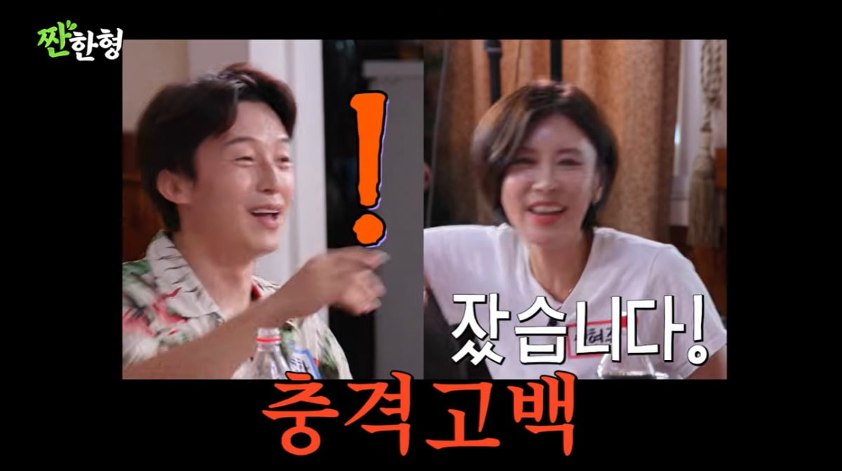 코미디언 성현주가 신인 시절 허경환과 자기 집에서 낮잠을 자곤 했던 일화를 공개했다./사진=웹예능 '짠한형' 캡처