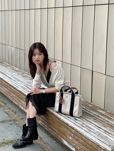 '출산 2달' 김지영, 13kg 감량 했다더니 나들이 갔네…여전한 청순 비주얼