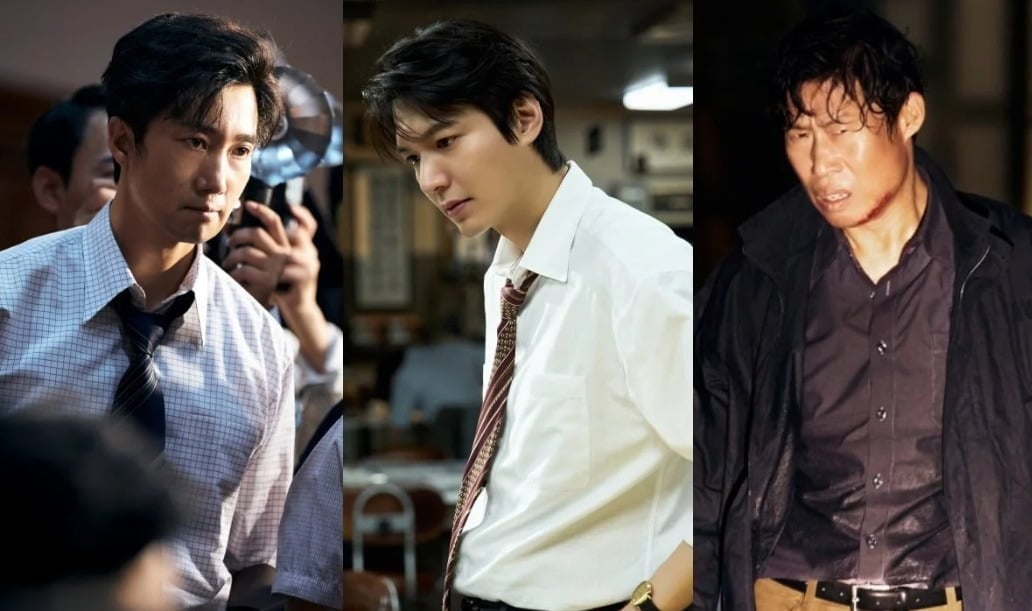 영화 '암살자(들)'에 출연한 배우 박해일, 이민호, 유해진. / 사진제공=하이브미디어코프