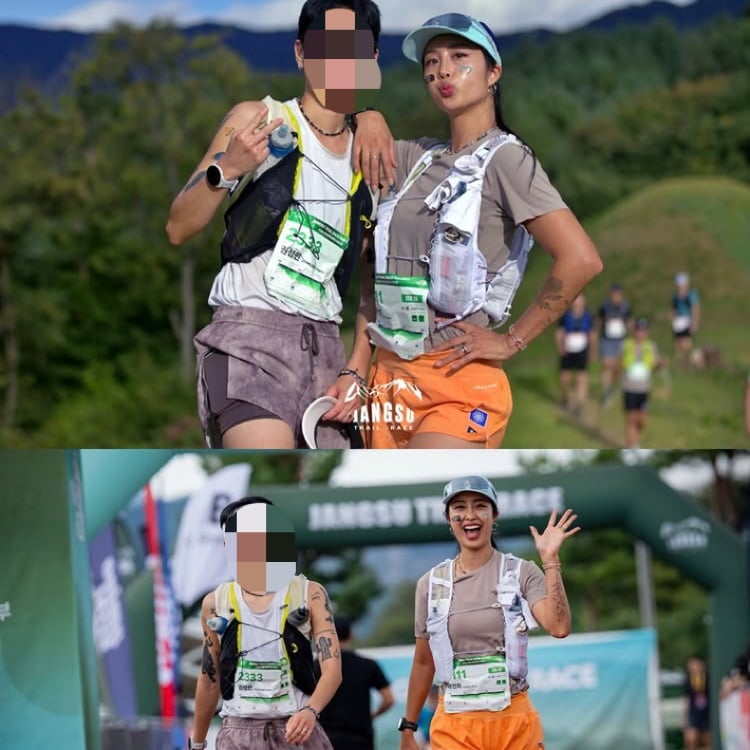 러닝에 푹빠진 레즈비언 부부…곽선희, 동성 아내 파이팅 받고 완주
