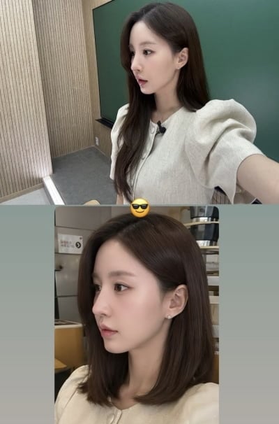 류시원보다 19살 어린 아내, 긴머리 싹둑…가뜩이나 젊은데 동안 미모 뿜뿜