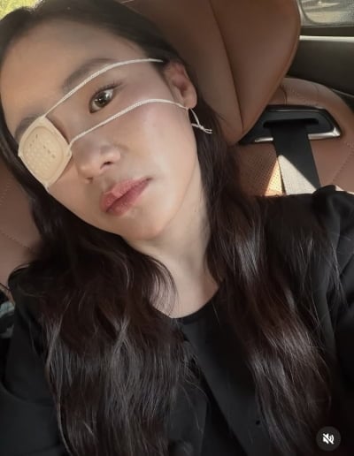 조현아, 건강 적신호에도 부상 투혼…한쪽 눈 가리고 열창