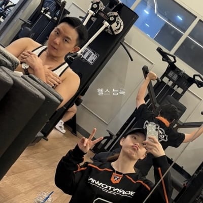 변호사 남편은 가슴 가리기…‘재혼’ 이아영, 헬스장서 스포티하게