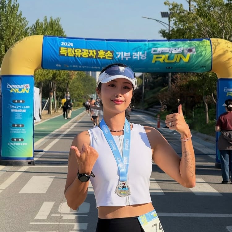 ‘레즈비언’ 곽선희, 마라톤에 소질있네…여자 부문 1위