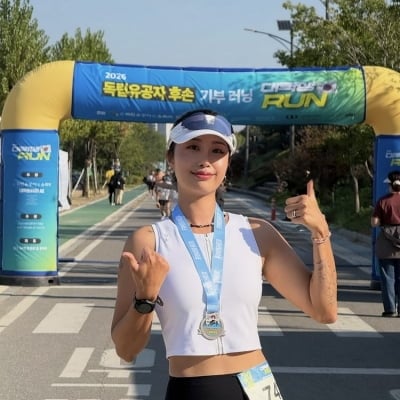 ‘레즈비언’ 곽선희, 마라톤에 소질있네…여자 부문 1위