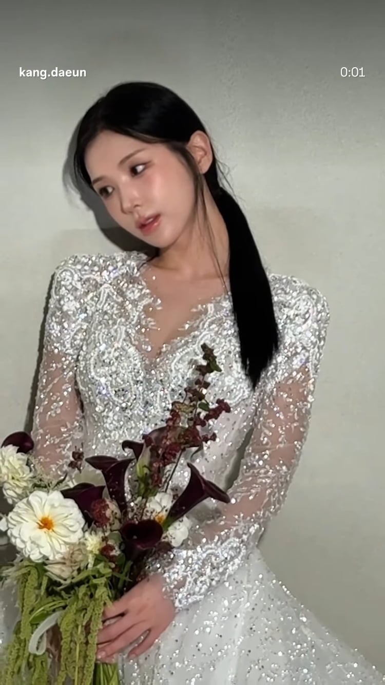 강석우 딸, 결혼하나?…웨딩드레스 입고 신부 화보 공개