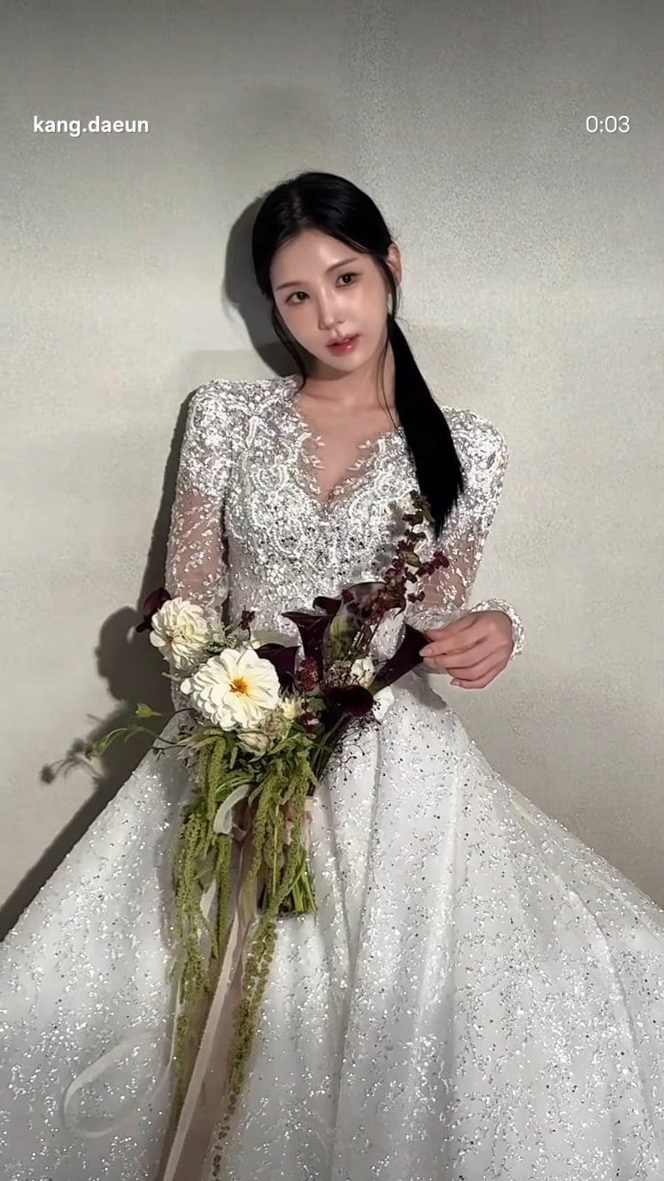 강석우 딸, 결혼하나?…웨딩드레스 입고 신부 화보 공개