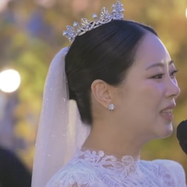 10기 옥순, 파경설 딛고 축가까지…재혼하다 눈물 펑펑
