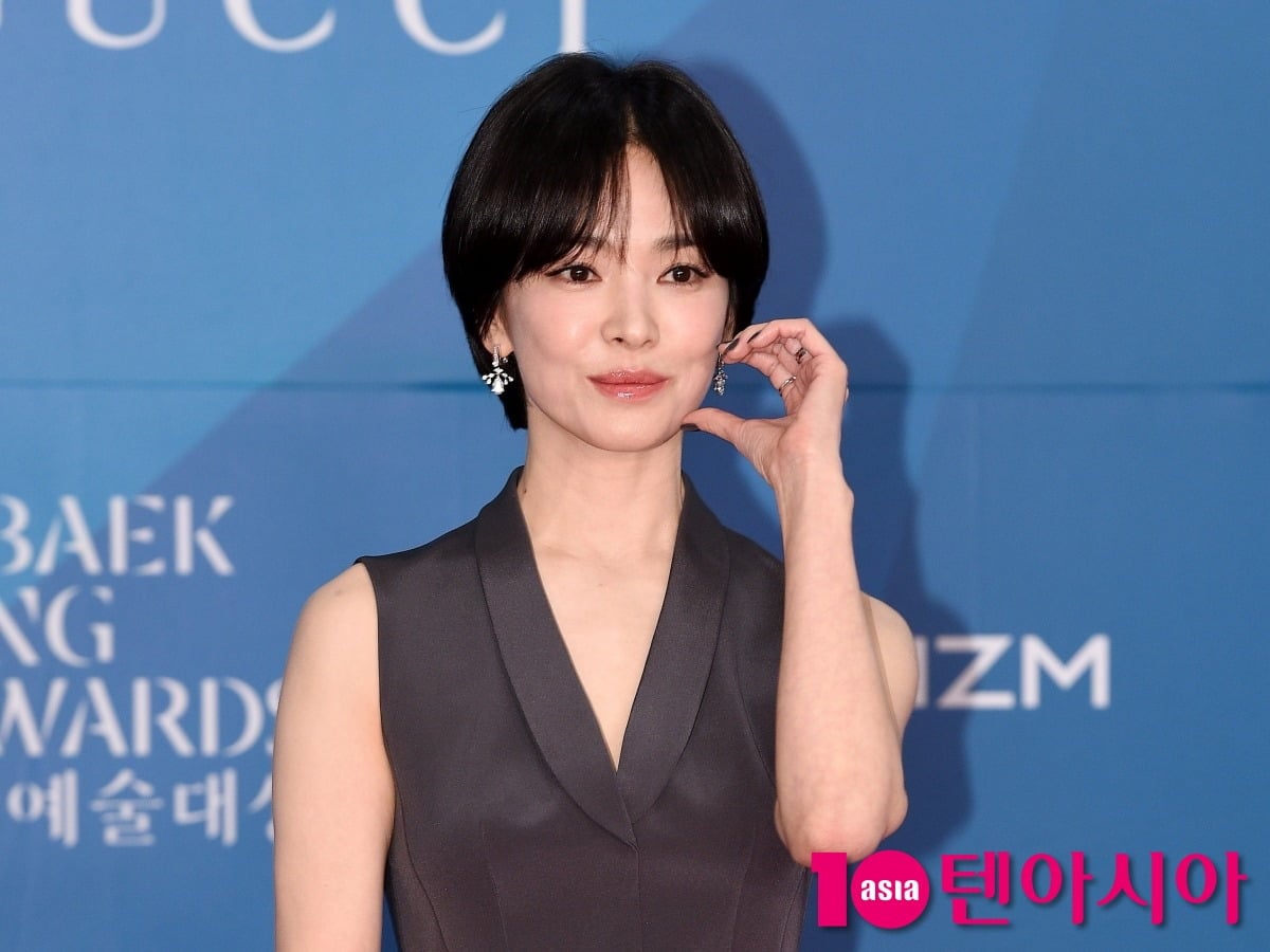 배우 송혜교가 STAND와 전속계약을 체결했다. / 사진=텐아시아DB