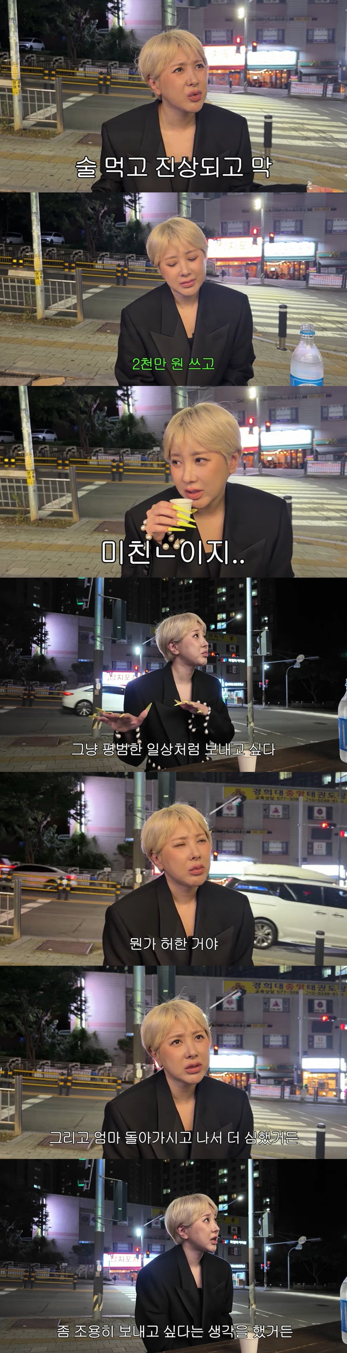 서인영이 과거 생일을 위해 2층짜리 대형 클럽을 통째로 빌리고 2000만원가량을 썼다고 털어놨다./사진=서인영 유튜브 캡처