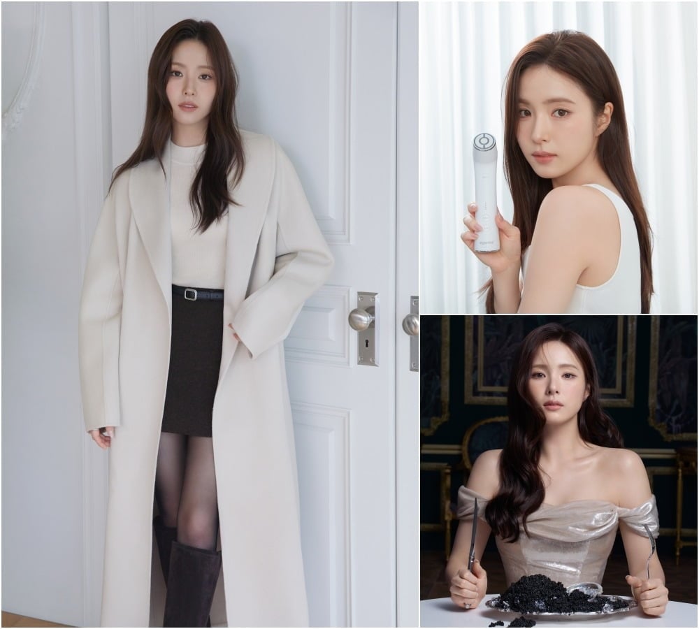 배우 신세경(37)이 패션과 뷰티 분야에서 활발한 행보를 이어가고 있다./사진제공=시에, 이가닉스, 위미에르
