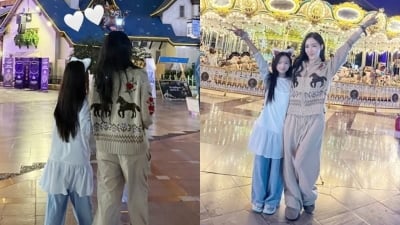 티파니영 옆 '어린 아이' 누구?…'가족 나들이' 떠올리게 하는 분위기