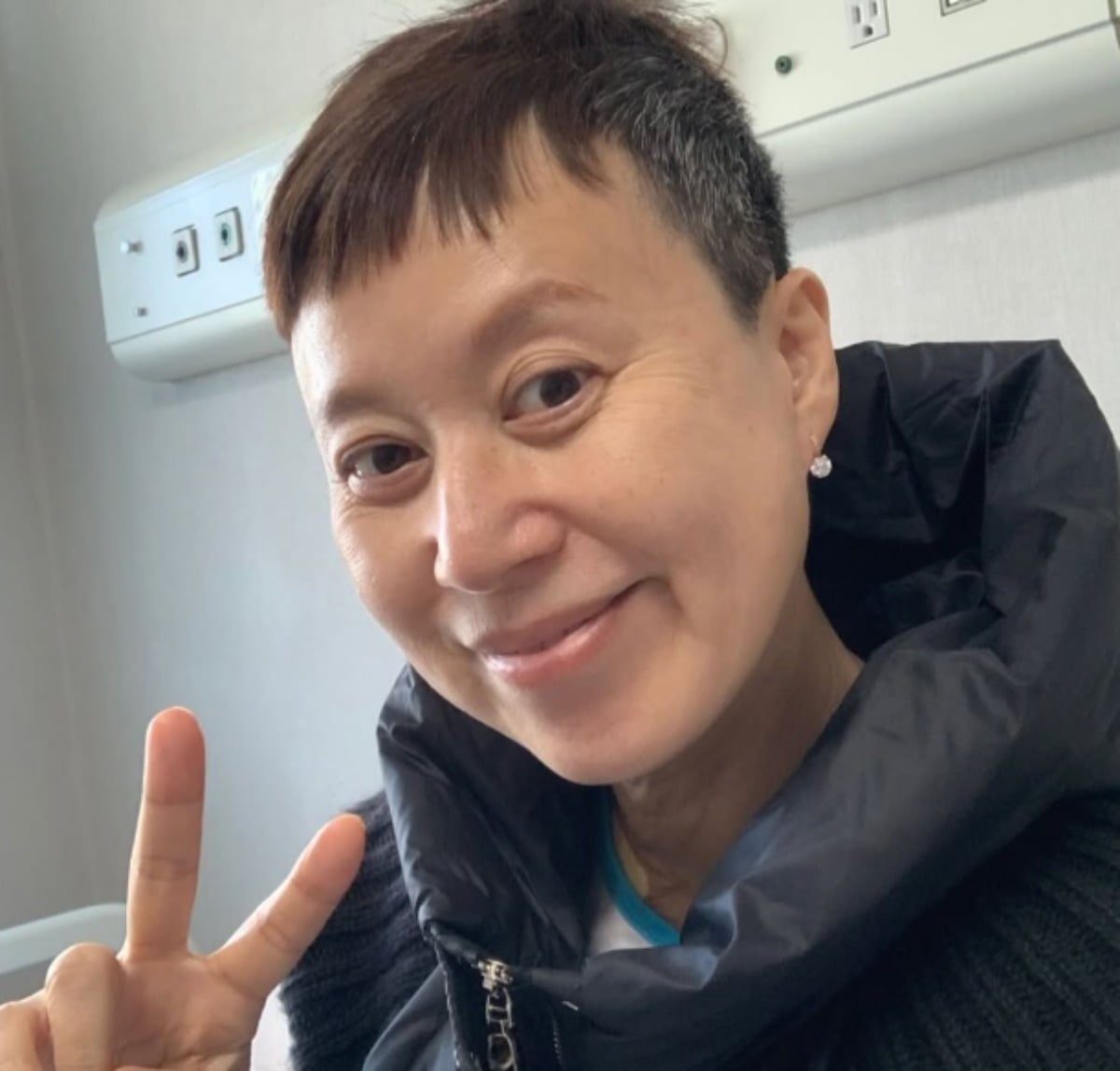 박미선이 '가짜 장례식' 루머를 언급했다./사진=SNS