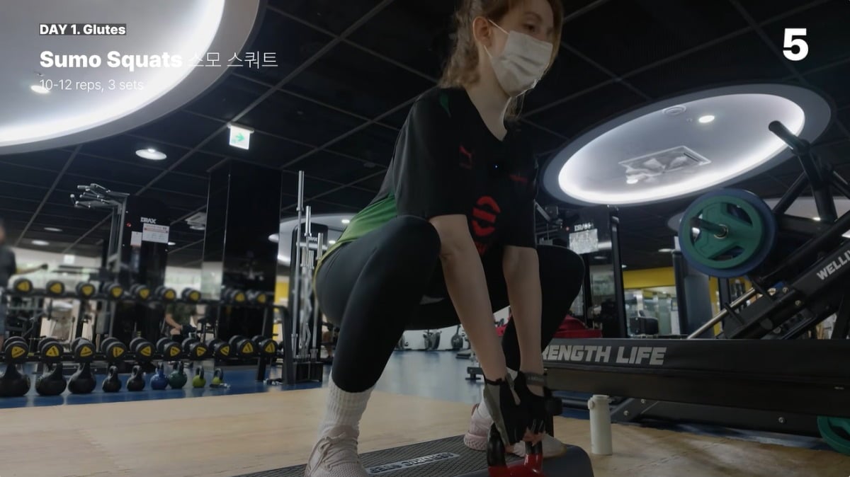 박주호 아내 안나가 운동 루틴을 소개했다. / 사진=안나 유튜브 영상 캡처