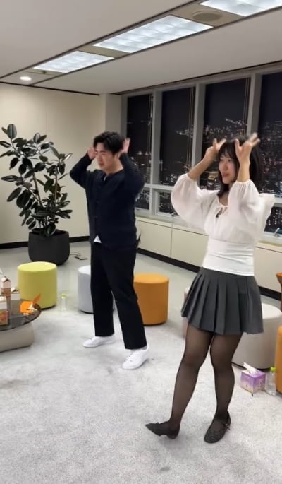 '나솔' 33기 현숙, 살 쏙 빼더니 광수와 댄스 삼매경 비하인드…"아이돌 같아"