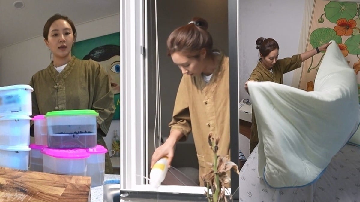 유리가 제주 집 대청소에 나선다./사진제공=MBC