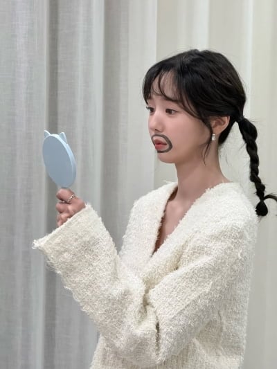 채수빈, 얼굴에 수염까지 그렸는데도 이정도…굴욕 하나 없네