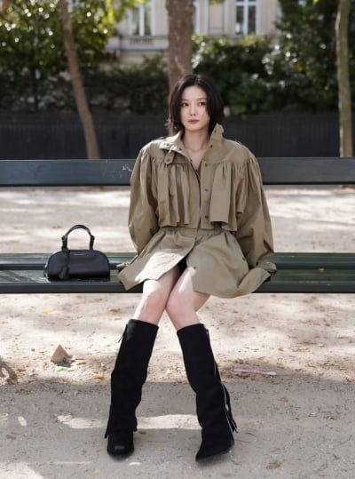 '27세' 김유정, 트렌치코트 입고 완전 가을 여자 됐다…파리서 화보 완성