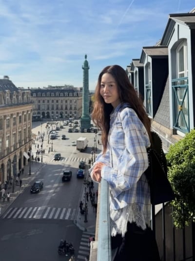 "너무 말랐어" 55세 고현정, 파리서 포착된 앙상한 실루엣