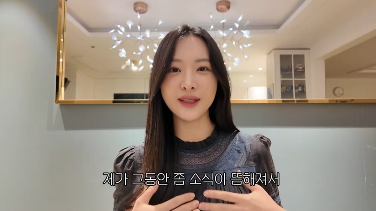 김다영이 임신 소식을 알렸다. / 사진=김다영 유튜브 영상 캡처
