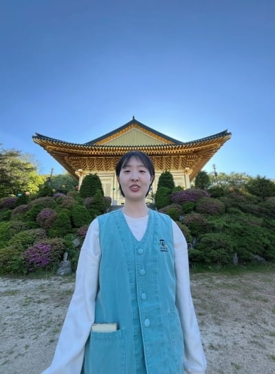 '나솔' 33기 순자, '♥영호'와 현커 실패 후 절 갔다…템플스테이 근황