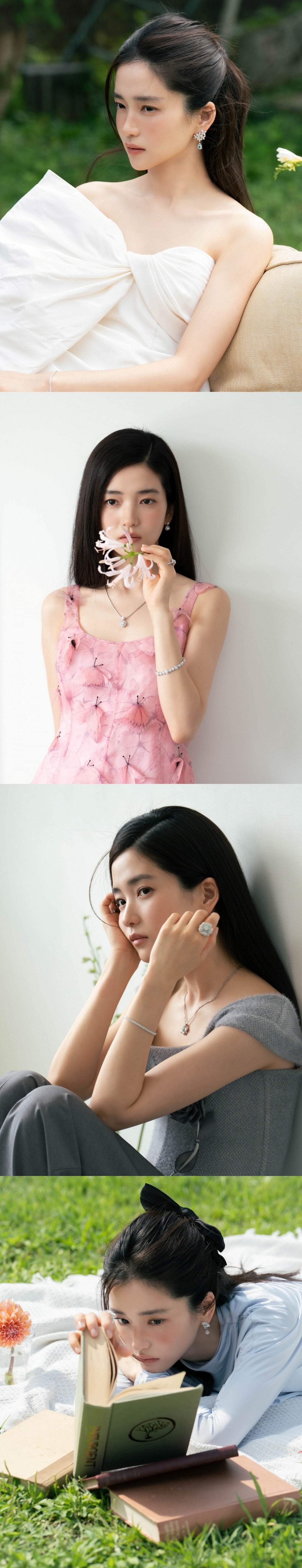 배우 김태리가 가을 분위기를 담은 화보 비하인드를 공개했다./사진제공=매니지먼트mmm