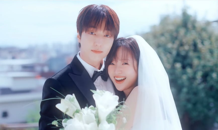배우 이유진과 차경은이 웨딩 촬영을 진행하고 있다. / 사진=이유진 SNS
