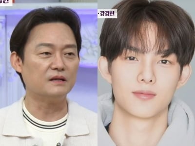 남성진 "아들 연기에 관심"…19살 훈남 비주얼, 사진 공개되자 현장 '술렁' ('아침마당')