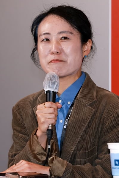 인사말 하는 정지혜 프로그래머[TEN포토]