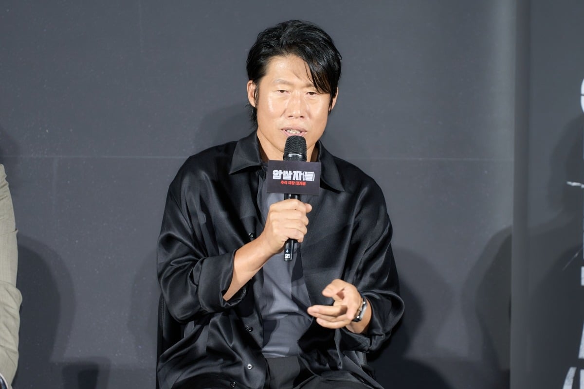 배우 유해진이 영화 '암살자(들)' 제작보고회에 참석했다. / 사진제공=하이브미디어코프