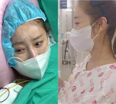 '47세 최고령 산모' 한다감, 출산 중 고통 호소했다…긴박한 상황에 오열까지 ('슈돌')