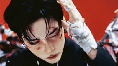 성한빈, 붕대 감고 상처까지…첫 솔로서 확 달라진 분위기