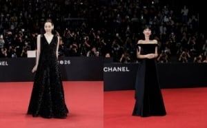 김민하·전도연·김도연, 같은 샤넬 다른 매력…부산 달군 드레스