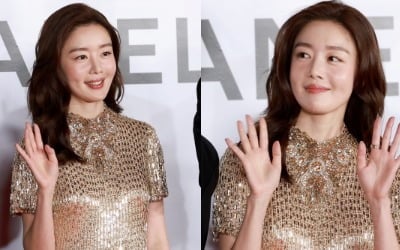 한선화, 10살은 많아 보이는 드레스…코디가 안티같은 촌스러움 [BIFF]