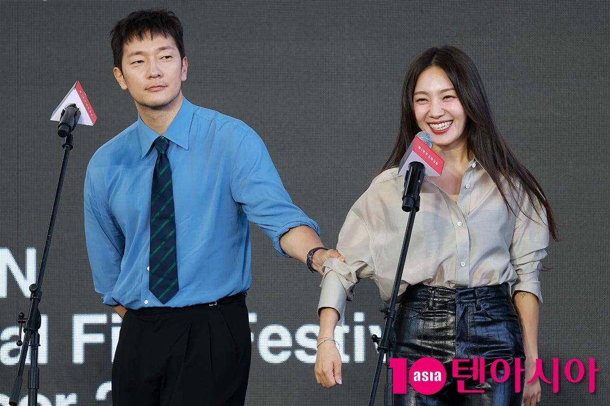손석구와 최희서가 각별한 애정을 나타냈다. / 사진=텐아시아DB