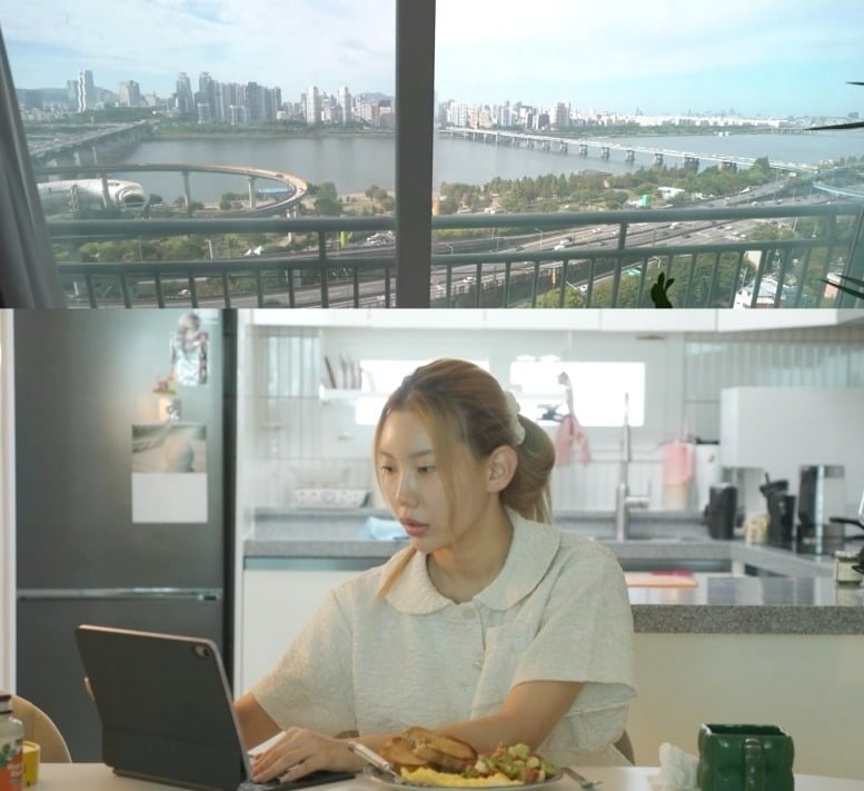 댄서 시미즈가 한강이 내려다보이는 집과 슈즈 브랜드를 운영하는 일상을 공개한다./사진제공=MBC