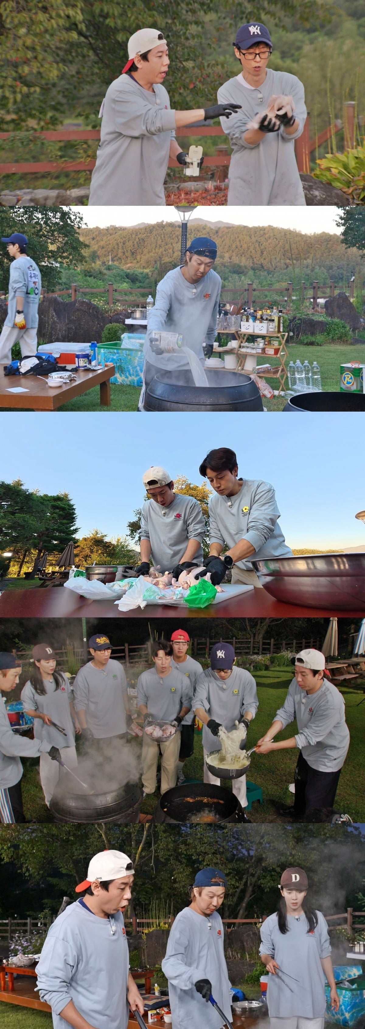 허경환과 양세찬이 양념치킨 조리법을 두고 신경전을 벌인다./사진제공=SBS