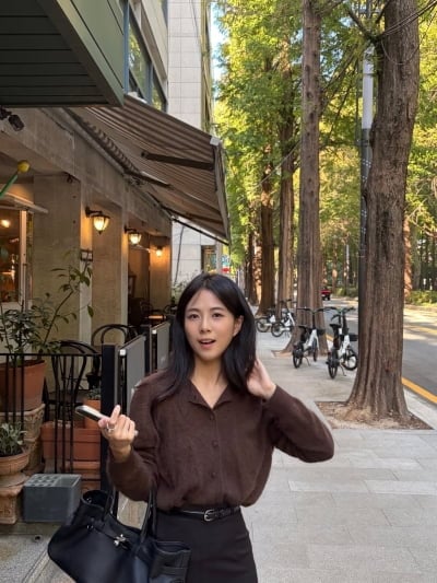 '나솔' 6기 옥순, 여전히 '지수 닮은꼴' 미모네…가을 여신으로 변신