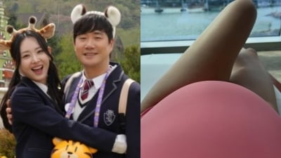 누리꾼들에 임신 포착된 김다영 "웃음만 나는 수영복 샷"…과감한 인증